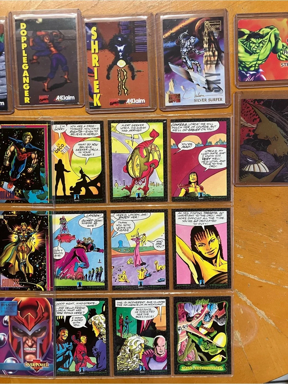Vintage 90s Marvel Trading Card Lot Maximum Carnage Promo